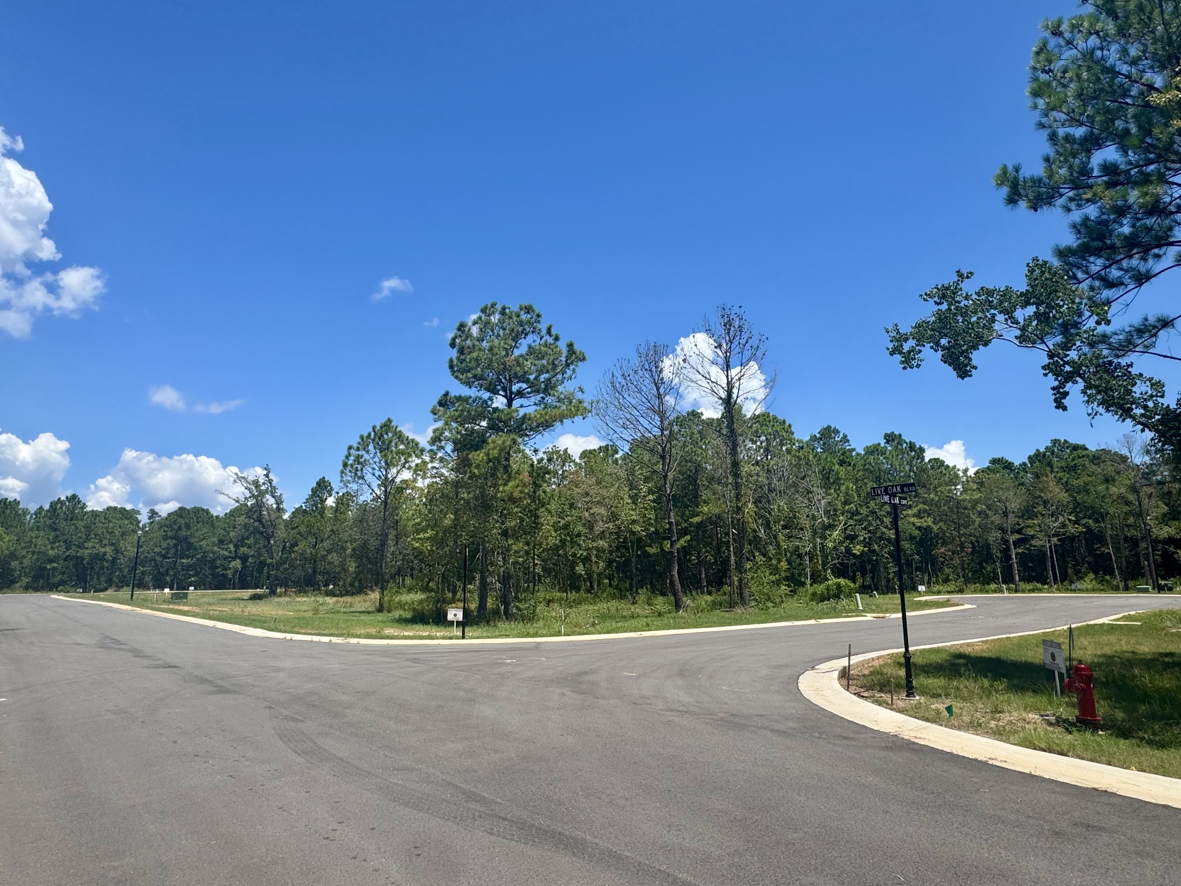 Live Oak Cove approach within the community