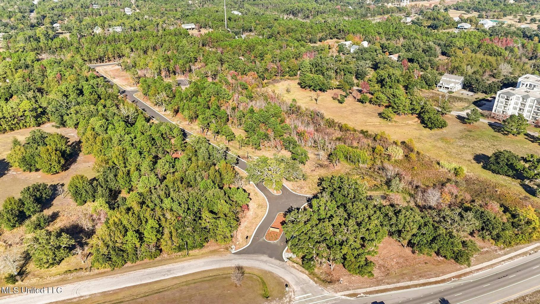 Community entrance with signature live oak